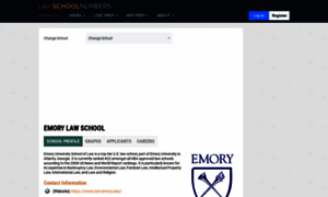 Emory.lawschoolnumbers.com thumbnail