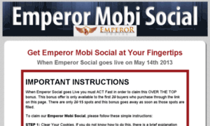 Emperormobisocial.com thumbnail