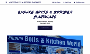 Empire-bolts-kitchen-hardware.business.site thumbnail