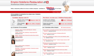 Emploi-hotellerie-restauration.ch thumbnail