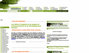 Emploi-stage-environnement.com thumbnail