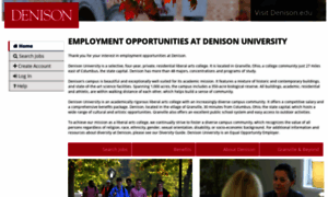 Employment.denison.edu thumbnail