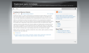 Employmentagencylebanon.wordpress.com thumbnail