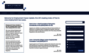 Employmentcasesupdate.co.uk thumbnail