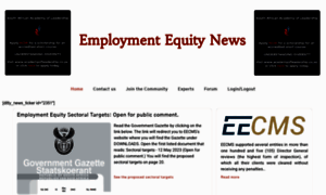Employmentequitynews.co.za thumbnail