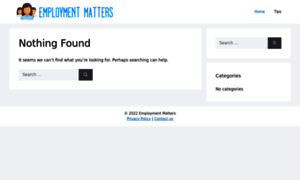 Employmentmattersblog.com thumbnail