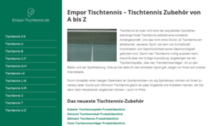 Empor-tischtennis.de thumbnail