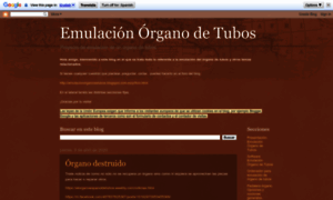 Emulacionorganodetubos.blogspot.com.es thumbnail