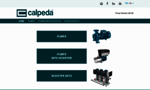 En.pump-selector.calpeda.com thumbnail