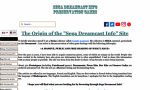 En.sega-dreamcast-info-games-preservation.com thumbnail