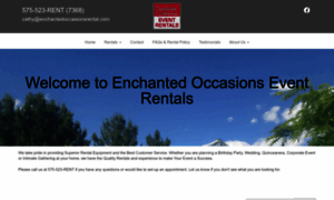 Enchantedoccasionsrental.com thumbnail