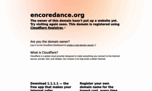 Encoredance.org thumbnail