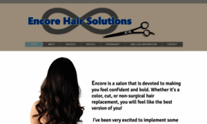 Encorehairsolutions.com thumbnail