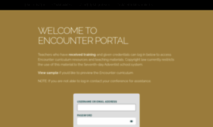 Encountersecure.adventisteducation.org thumbnail