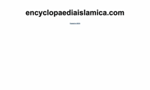 Encyclopaediaislamica.com thumbnail