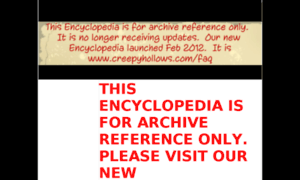 Encyclopedia.creepyhollows.com thumbnail