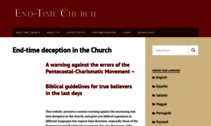 End-time-church.net thumbnail