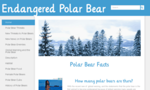 Endangeredpolarbear.com thumbnail