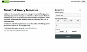 Endslaverytn.kindful.com thumbnail