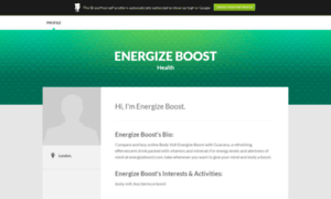 Energizeboost.brandyourself.com thumbnail