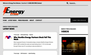 Energypressreleases.com thumbnail