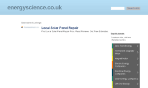 Energyscience.co.uk thumbnail