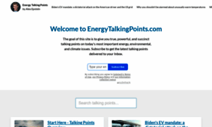 Energytalkingpoints.com thumbnail