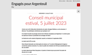 Engagespourargenteuil.fr thumbnail