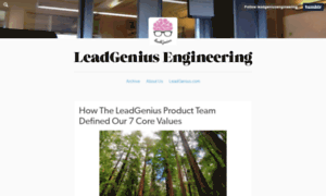 Engineering.leadgenius.com thumbnail