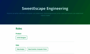 Engineering.sweetescape.com thumbnail