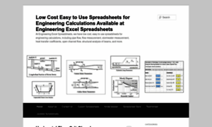 Engineeringexcelspreadsheets.com thumbnail