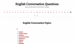 English-conversation-questions.com thumbnail