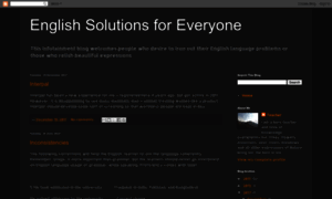 English-solution.blogspot.com thumbnail