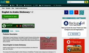 English-to-arabic-dictionary.soft112.com thumbnail