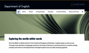 English.nd.edu thumbnail