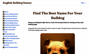 Englishbulldognames.com thumbnail