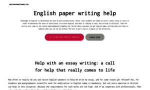 Englishpaperwritinghelp.com thumbnail