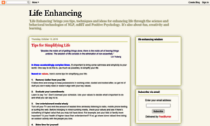 Enhancingmylife.blogspot.com thumbnail