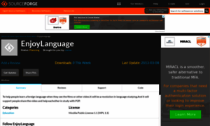 Enjoylanguage.sourceforge.net thumbnail