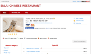 Enlaichineserestaurant.chinesemenu.com thumbnail
