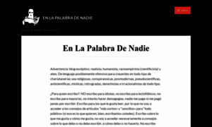 Enlapalabradenadie.wordpress.com thumbnail