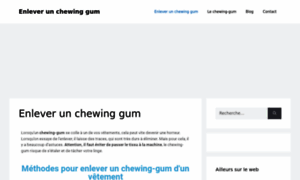 Enlever-chewing-gum.fr thumbnail