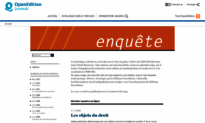 Enquete.revues.org thumbnail