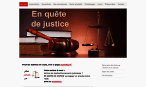Enquetedejustice.org thumbnail