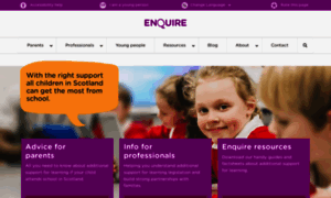 Enquire.org.uk thumbnail