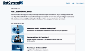 Enroll.getcovered.nj.gov thumbnail