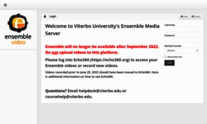 Ensemble.viterbo.edu thumbnail