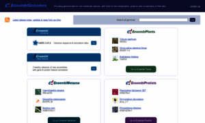 Ensemblgenomes.org thumbnail