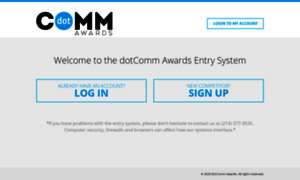 Enter.dotcommawards.com thumbnail