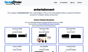 Entertainment.reviewfinder.com thumbnail